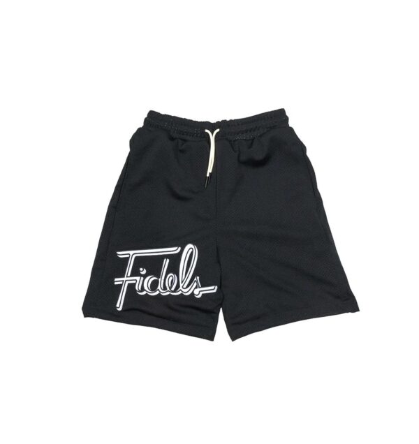 FIDELS BLACK CHAMPION SHORTS