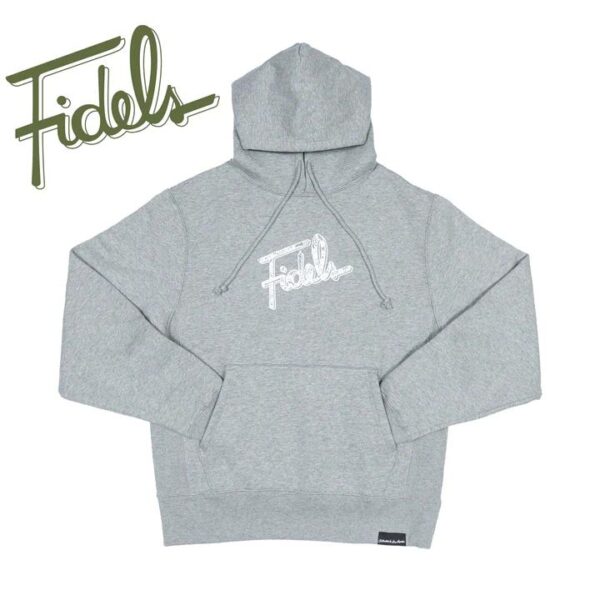 FIDELS X T PAULK GRAY HOODIE